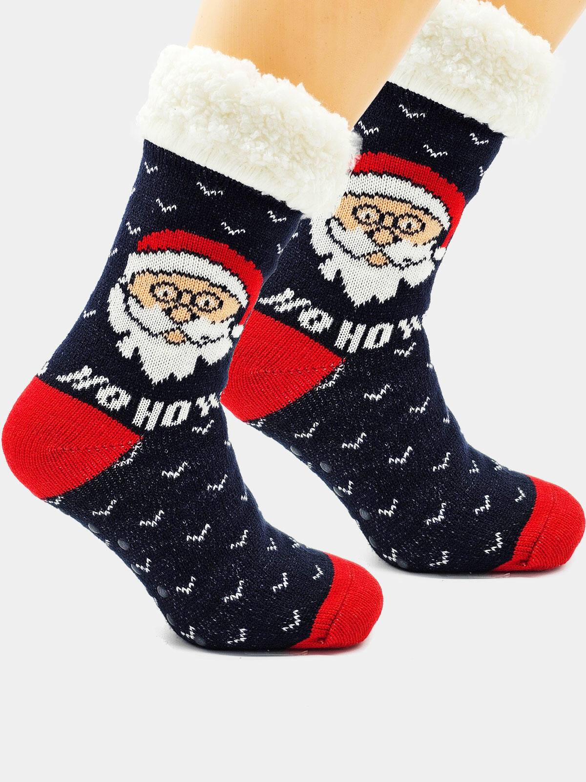 Grube skarpety świąteczne