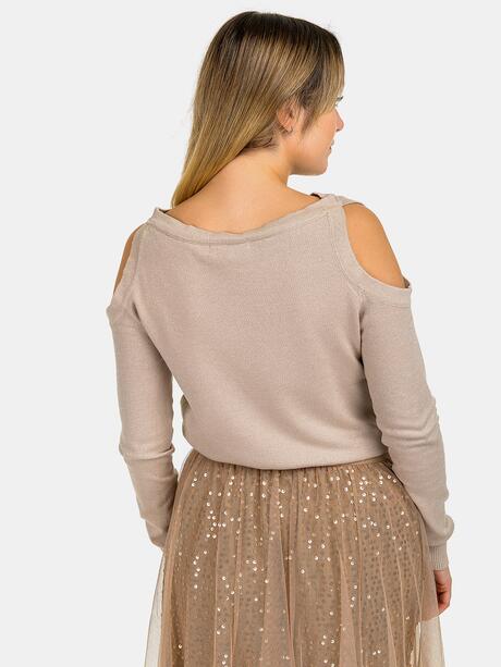 Bluzka z wycięciami na ramionach