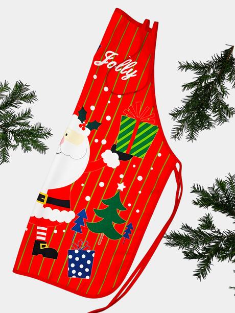 Fartuch w świąteczny wzór