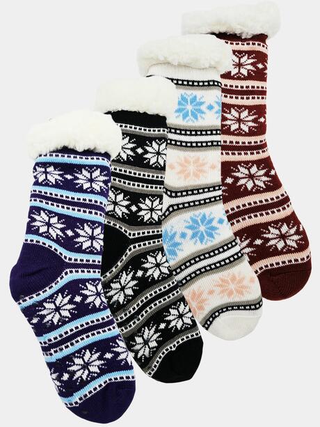 Skarpety zimowe z futerkiem
