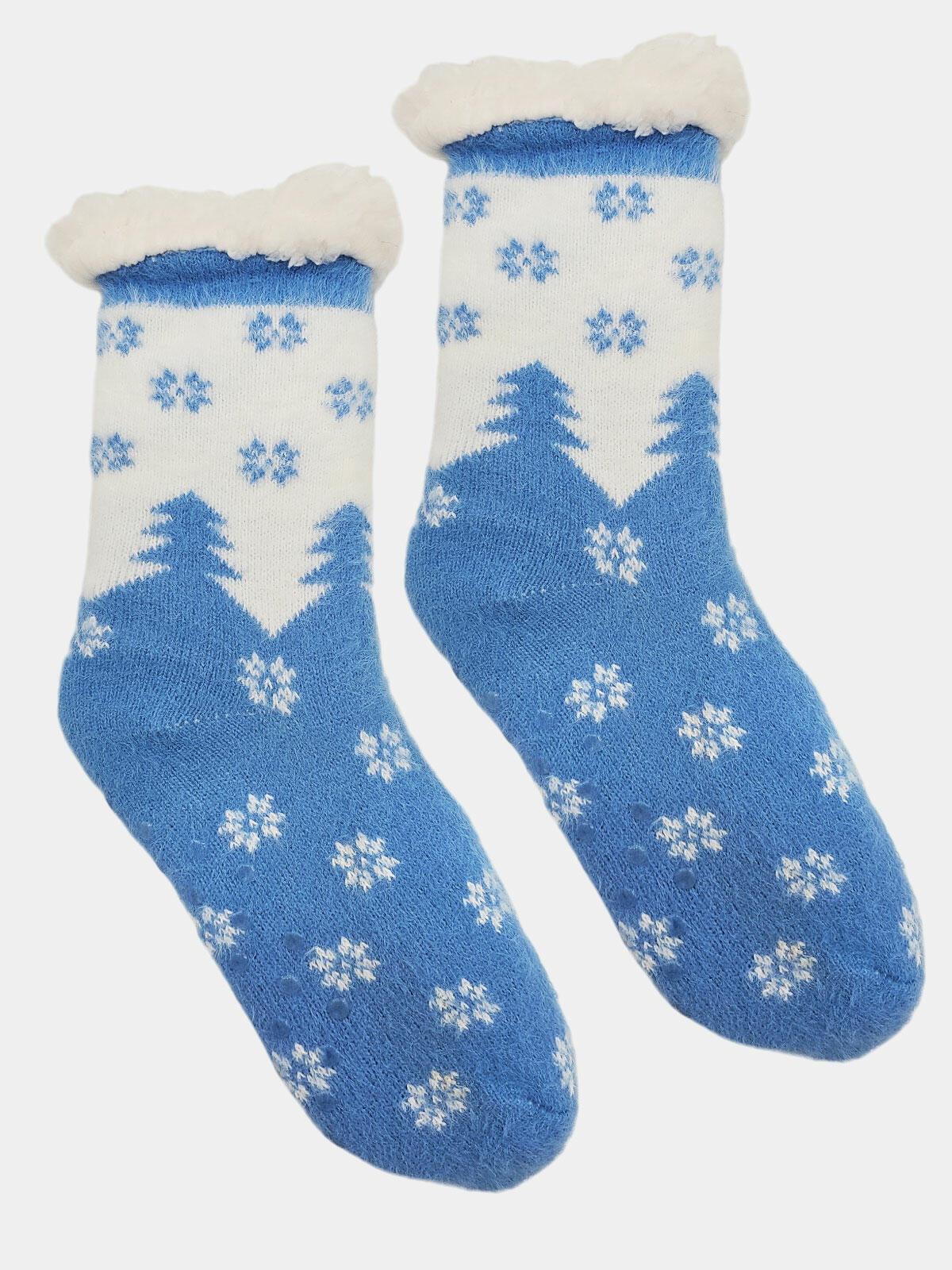 Skarpety zimowe w choinki