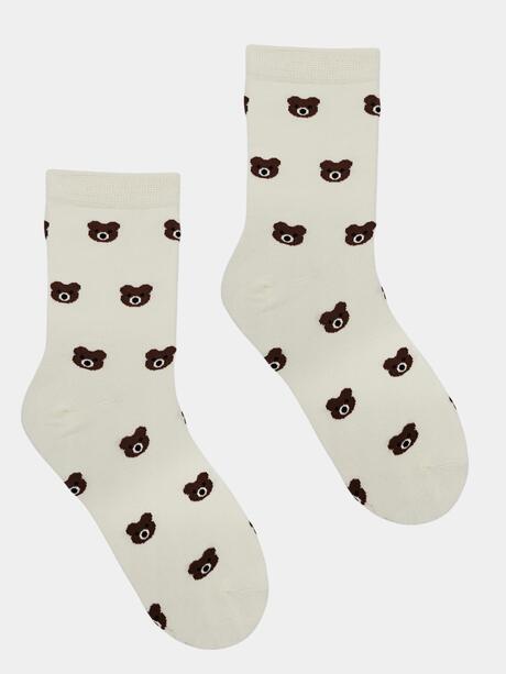 Skarpety długie w misie 2-pak 39-41