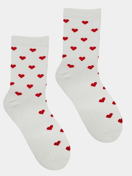 Skarpety w serduszka 2-pak 39-41