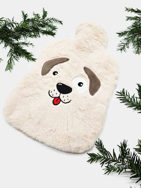 Termofor w pluszowym pokrowcu