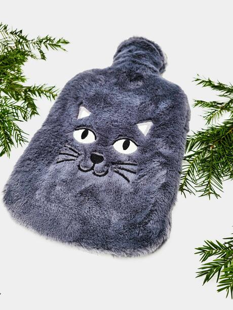 Termofor w pluszowym pokrowcu