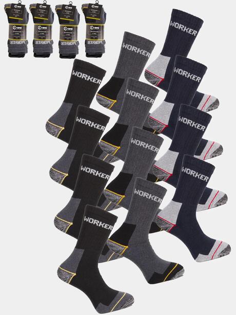 Skarpety robocze 12-pak długie 39-42