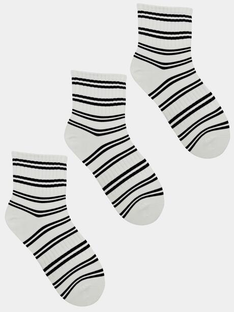 Skarpety w paski 3-pak 39-41