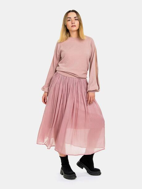 Bluzka z transparentnymi wstawkami