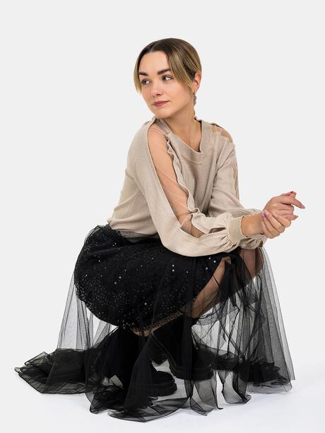 Spódnica z cekinami