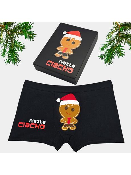Świąteczne bokserki z piernikiem na prezent