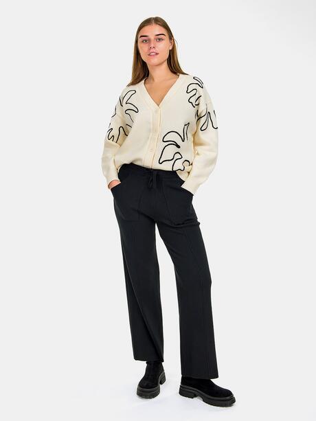 Spodnie z szeroką nogawką