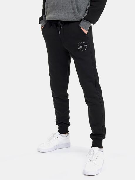 Dresowe spodnie ocieplane