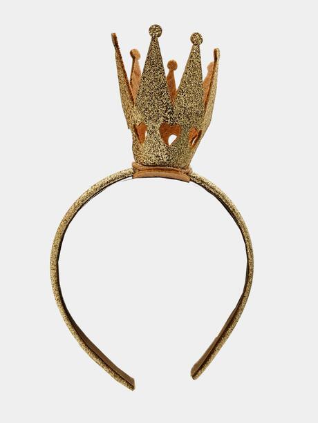 Opaska do włosów z koroną