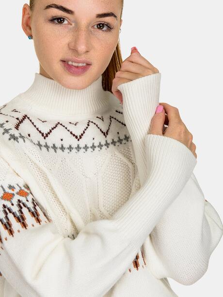 Sweter w norweski wzór