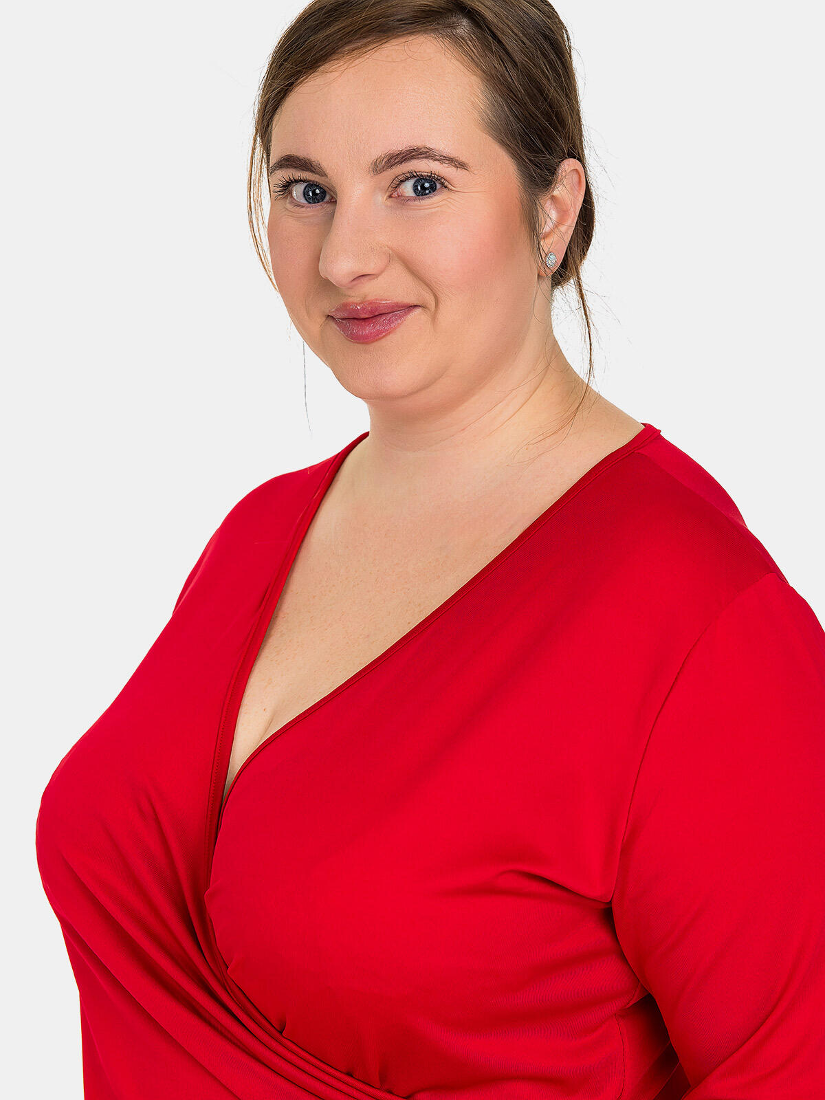 Elegancka sukienka z marszczeniem