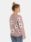 Sweter w kwiaty