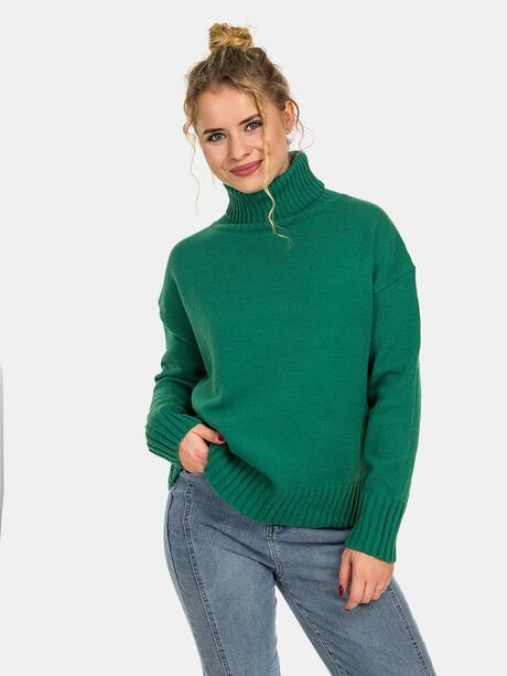 Sweter z golfem