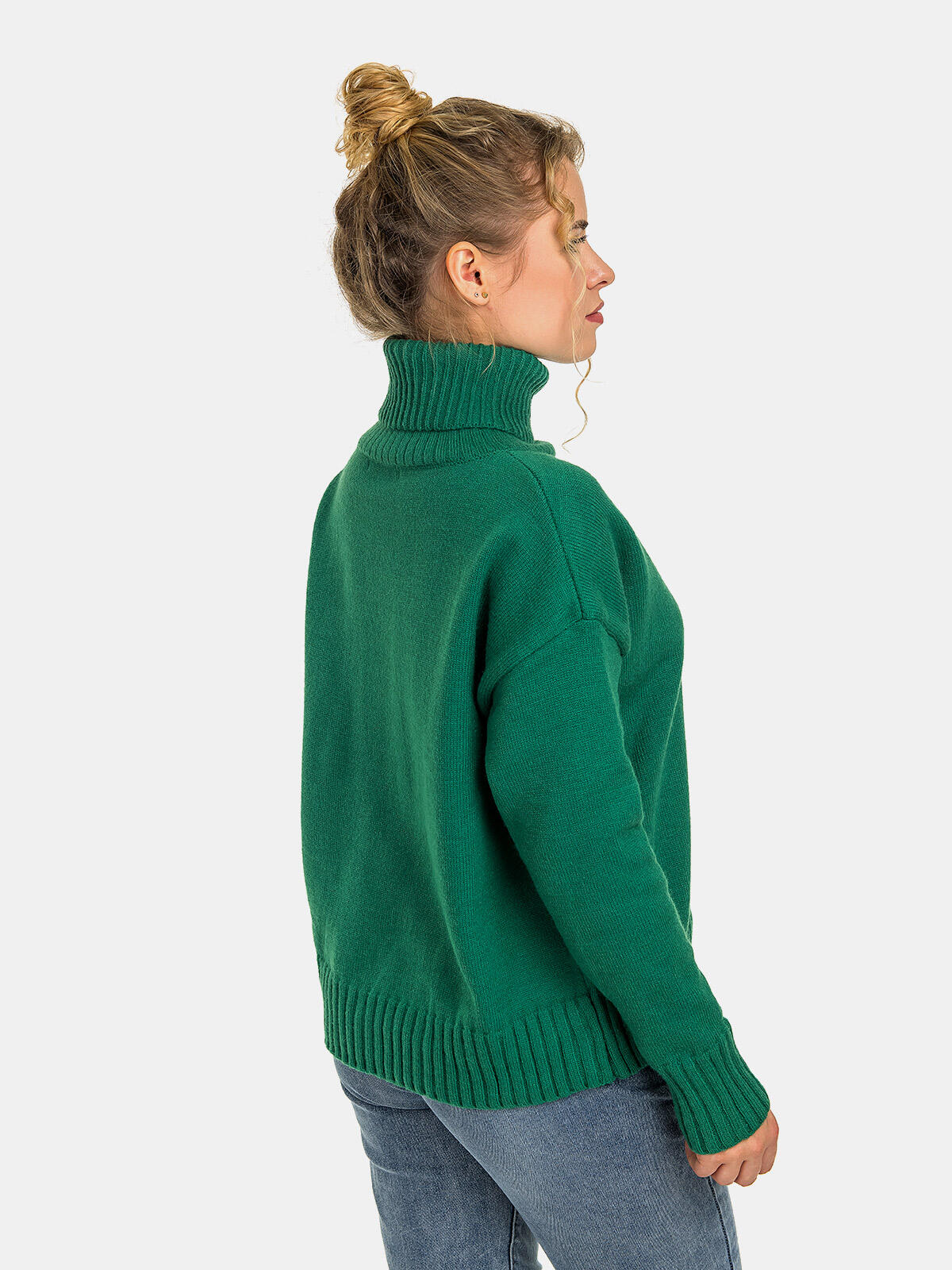 Sweter z golfem