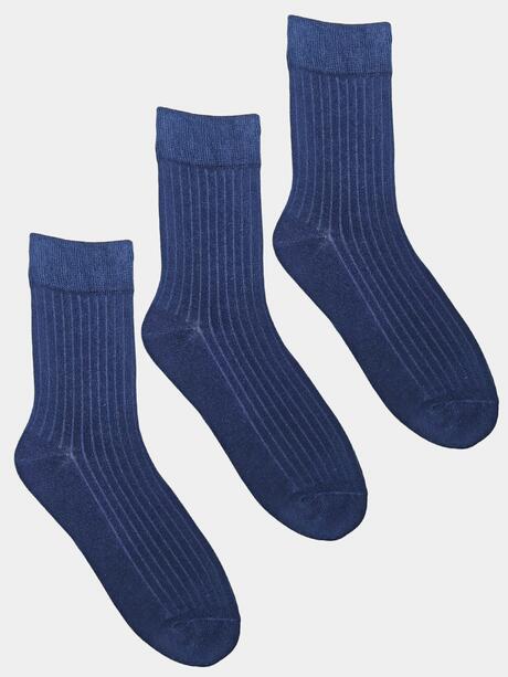 Skarpety prążkowane 3-pak 39-41