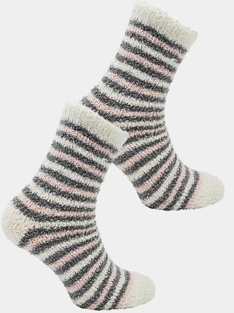 Zestaw puszyste skarpety boucle 2-pak 35-38