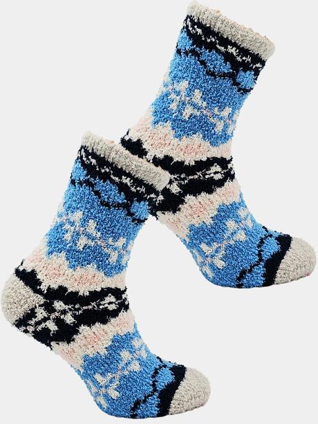 Zestaw puszyste skarpety boucle 2-pak 35-38