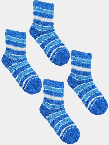 Skarpety boucle z ABS w paski 2-pak 27-30