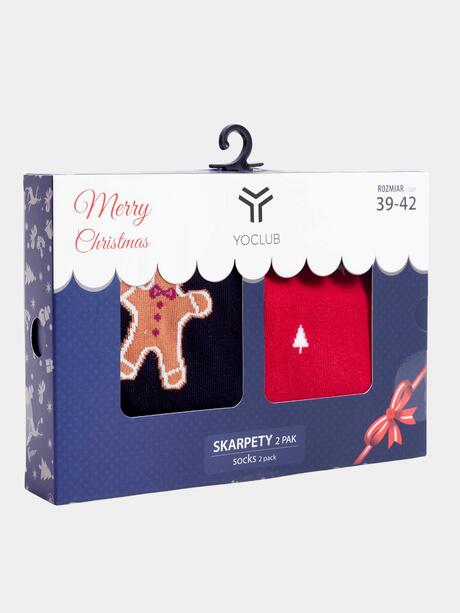 Skarpety świąteczne w pudełku 2-pak