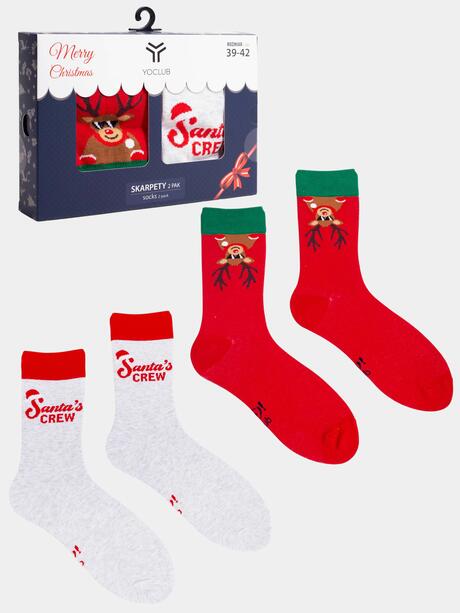 Skarpety świąteczne 2PAK w pudełku