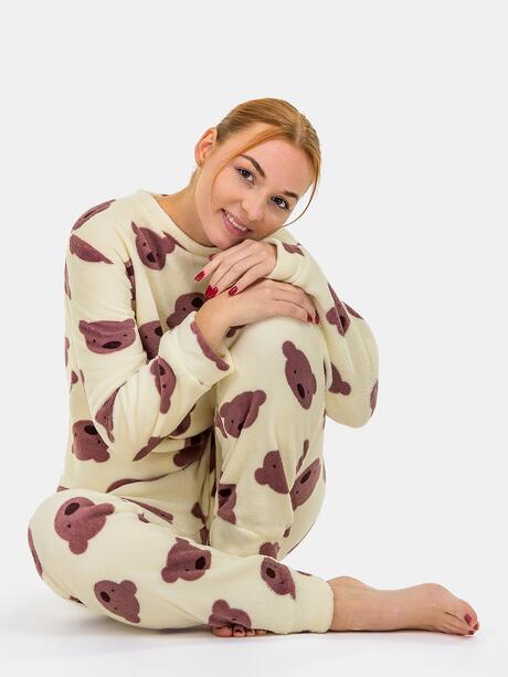 Polarowa piżama w misie