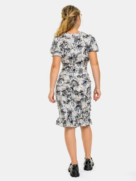 Sukienka z marszczeniem