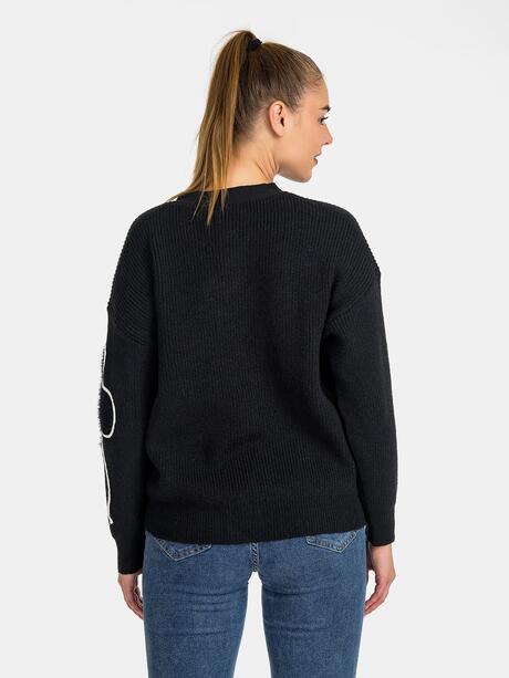 Kardigan prążkowany