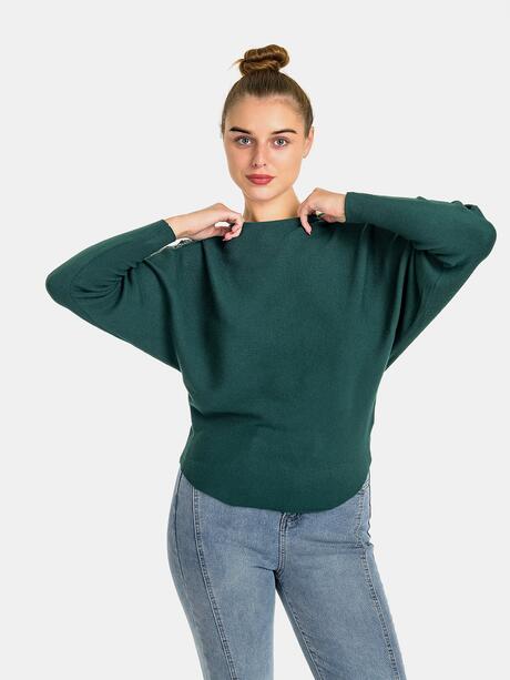 Sweter z ozdobnymi rękawami