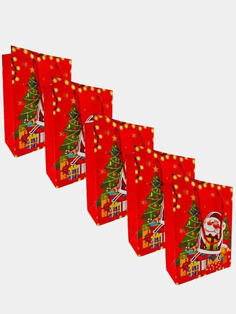 Torba prezentowa świąteczna 5-pak