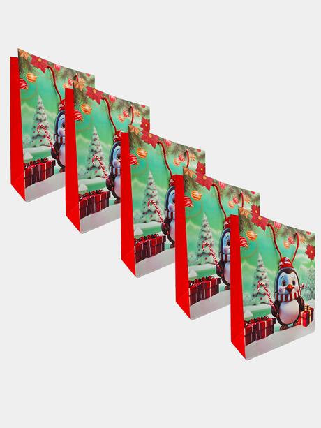 Torba prezentowa świąteczna 5-pak