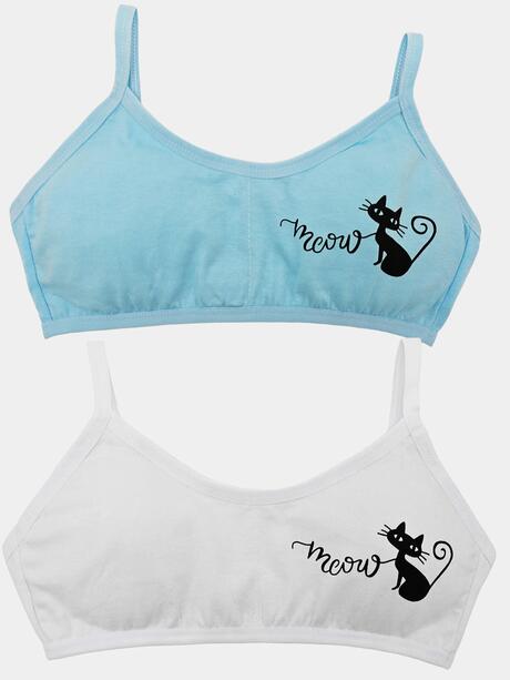 Biustonosz młodzieżowy rozmiar S 2-pak