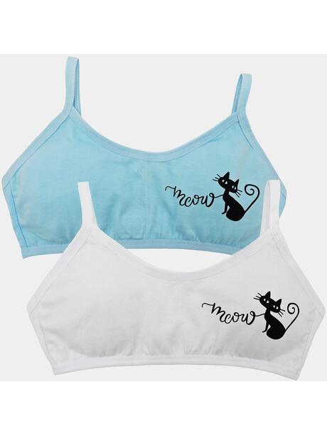 Biustonosz młodzieżowy rozmiar S 2-pak