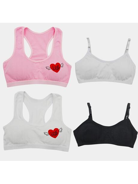 Zestaw 4-pak top młodzieżowy rozmiar L