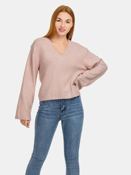 Sweter z szerokimi rękawami