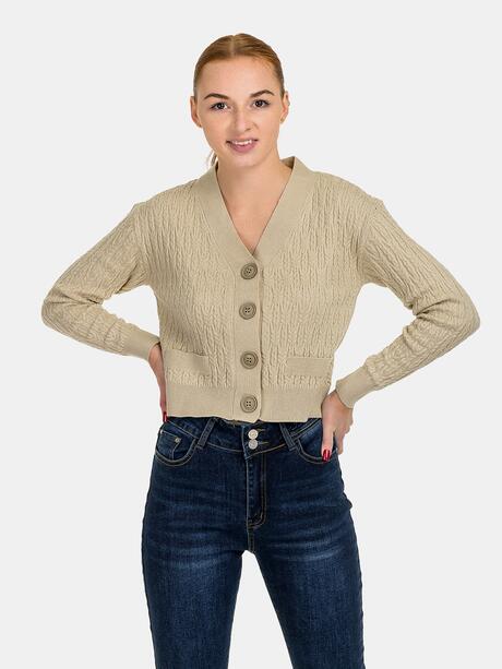 Sweter zapinany na guziki