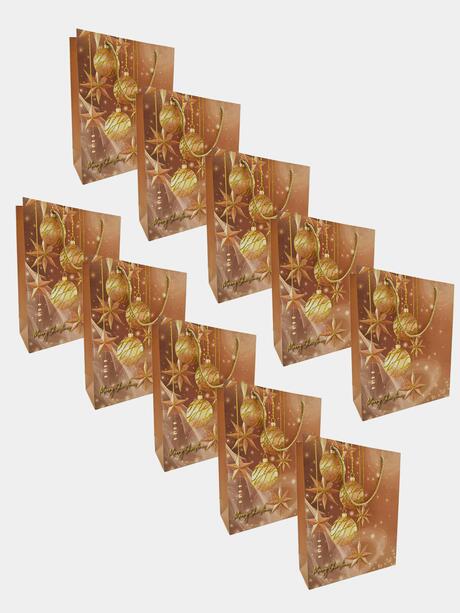 Torebki prezentowe zestaw 10 sztuk