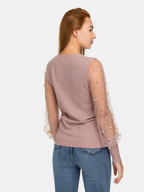 Bluzka z ozdobnymi rękawami