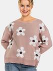 Sweter w kwiaty