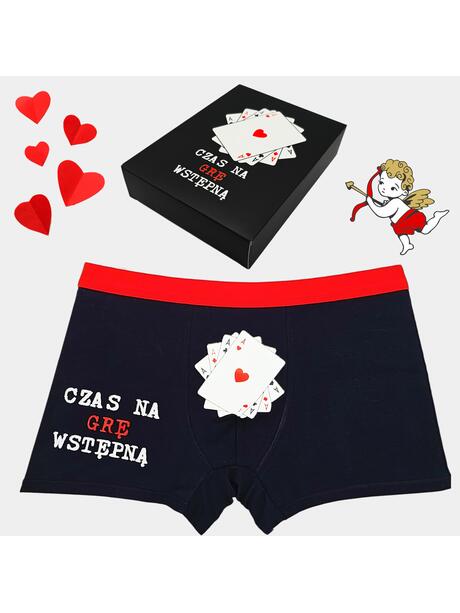 Walentynkowe bokserki bawełniane