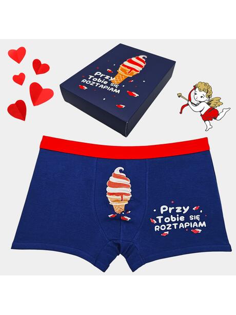 Walentynkowe bokserki bawełniane