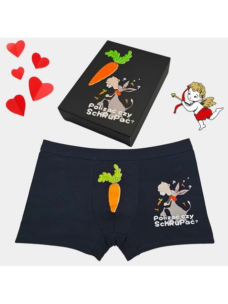 Bokserki bawełniane śmieszne na prezent