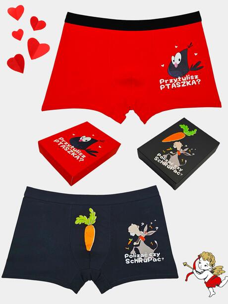 Bokserki walentynkowe 2-pak XL
