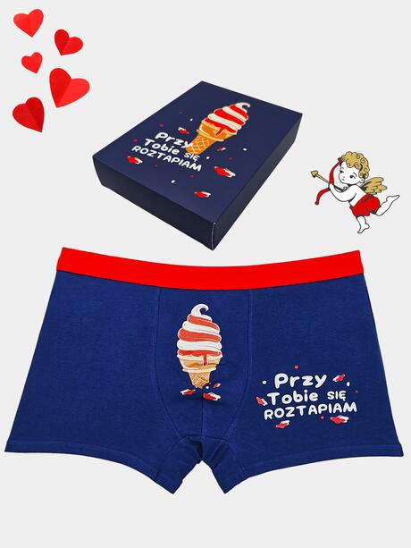 Śmieszne bokserki walentynkowe 2-pak 2XL