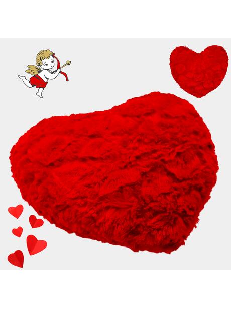 Pluszowa poduszka serce 32cm x 36cm