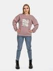 Bluza ocieplana w kwiaty