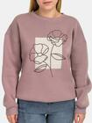 Bluza ocieplana w kwiaty